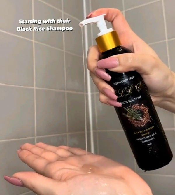 Black Rice and Rosemary Clarifying Wash Bundle