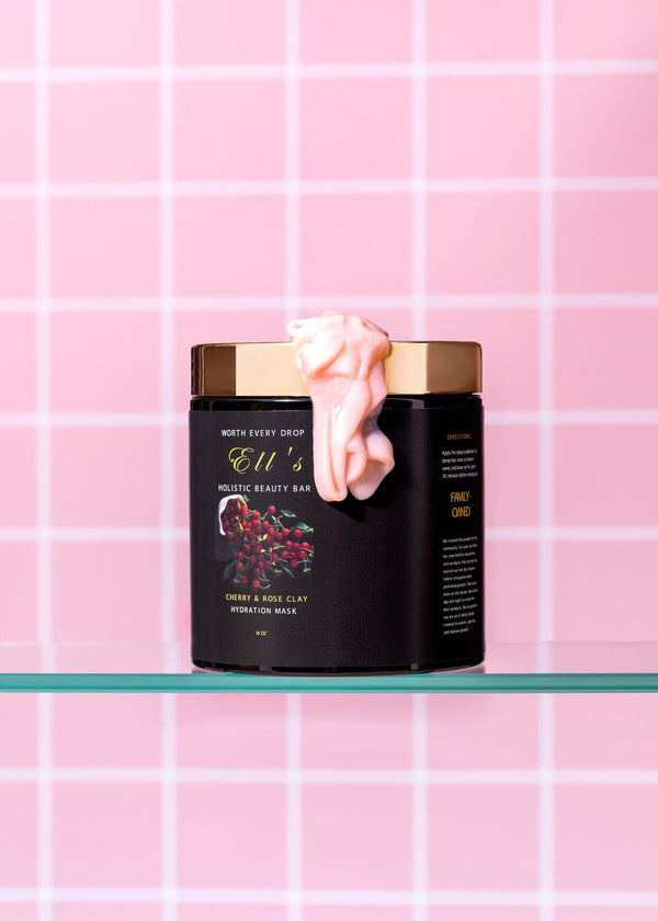 Cherry & Rose Clay Hair Mask