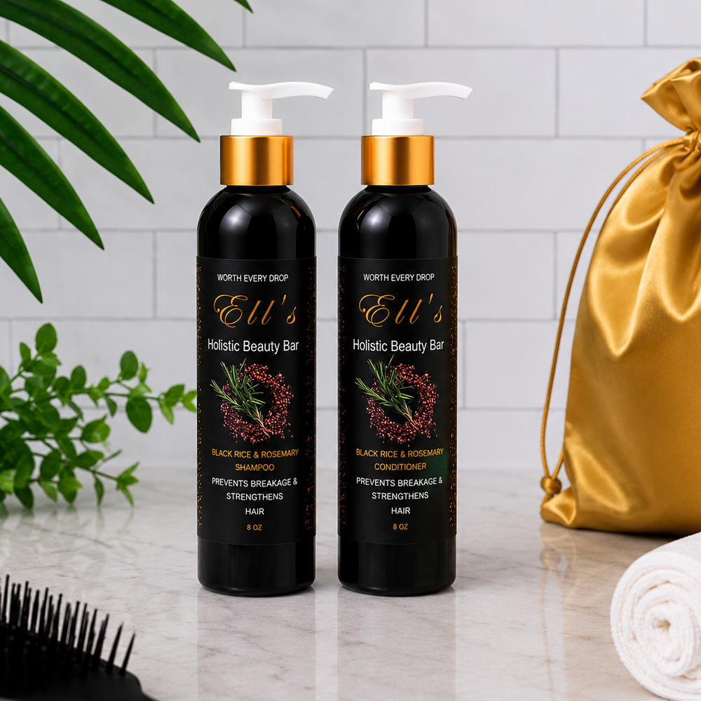 Black Rice and Rosemary Clarifying Wash Bundle