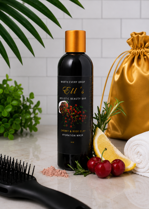 Cherry & Rose Clay Hair Mask